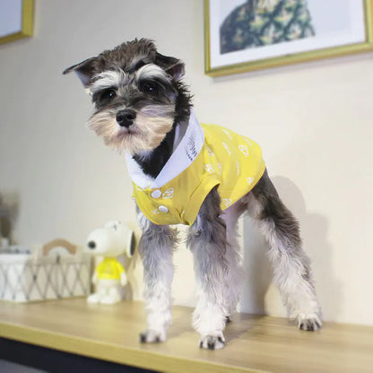 Cotton Stretch Dog Clothes for Big-Eyed Puppies