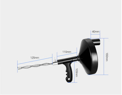 7m Drain Cleaning Tool for Toilets and Kitchens