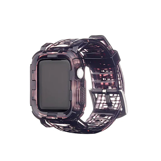 Glacier Transparent Strap with Silicone Case