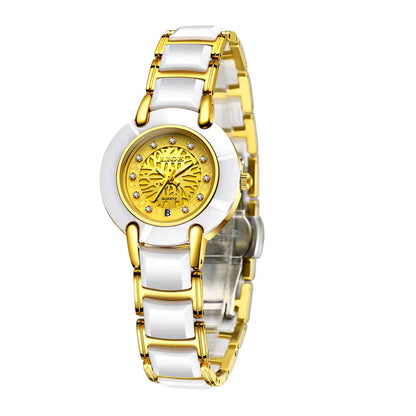 Imported Movement Ceramic Watch for Couples