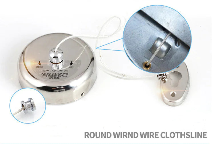 Stainless Steel Retractable Clothesline