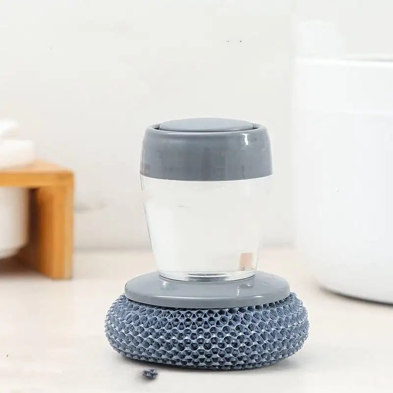 Push-Type Palm Brush Cleaner for Kitchen Soap