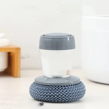 Push-Type Palm Brush Cleaner for Kitchen Soap