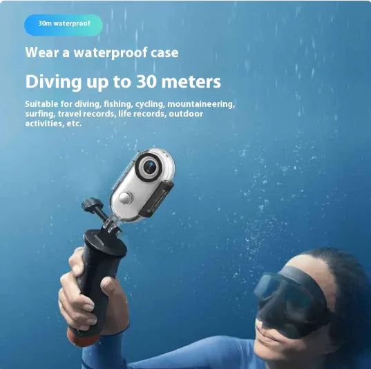 Mini 4K Action Camera - Waterproof, Wearable, Magnetic Mount