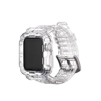 Glacier Transparent Strap with Silicone Case
