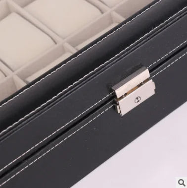 Standard 24-Slot Watch Box with Leather Packaging
